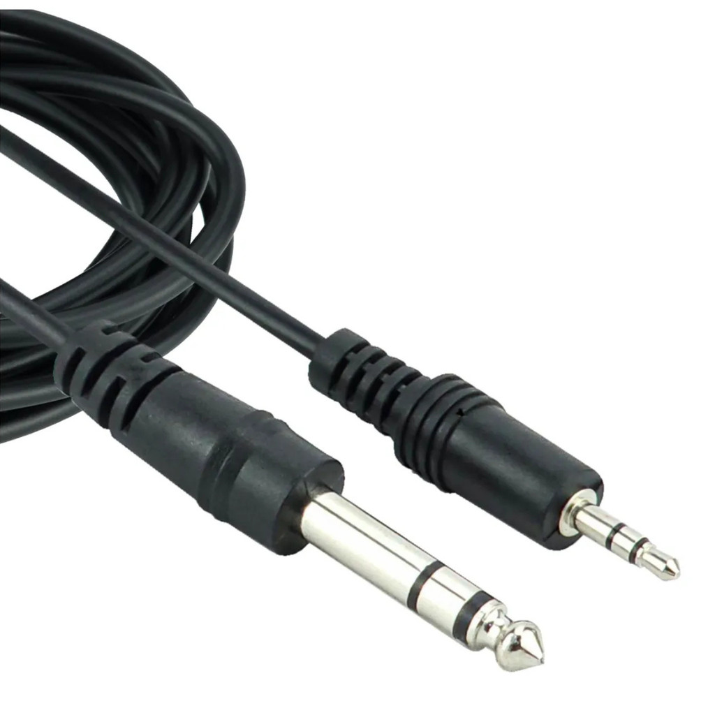 Cabo P10 Macho X P2 Macho 3 Metros Cabo Auxiliar P