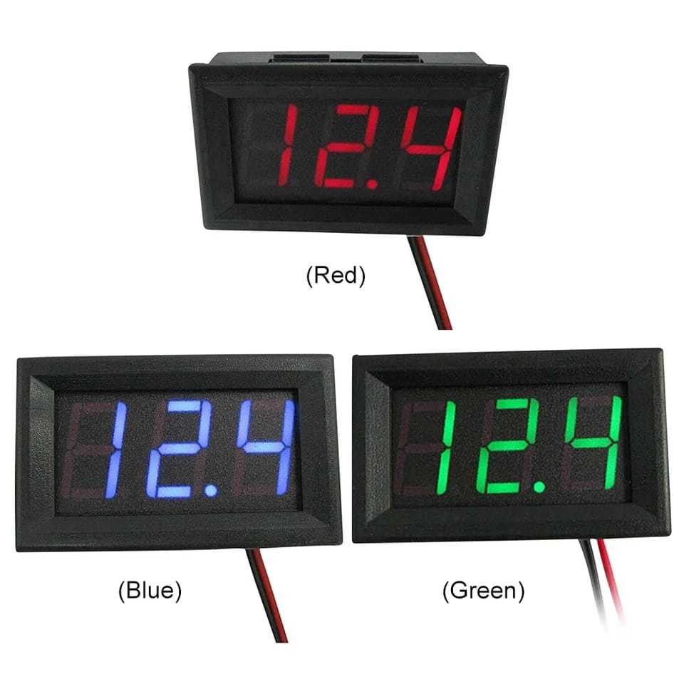 Monitor de Voltagem Bateria e fonte DC 4.5-30V Vol