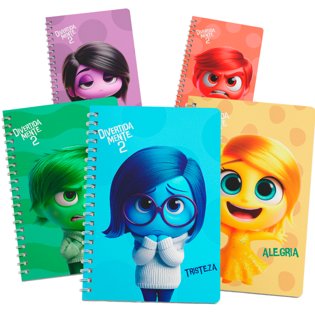 Caderno Divertidamente – Personagens –