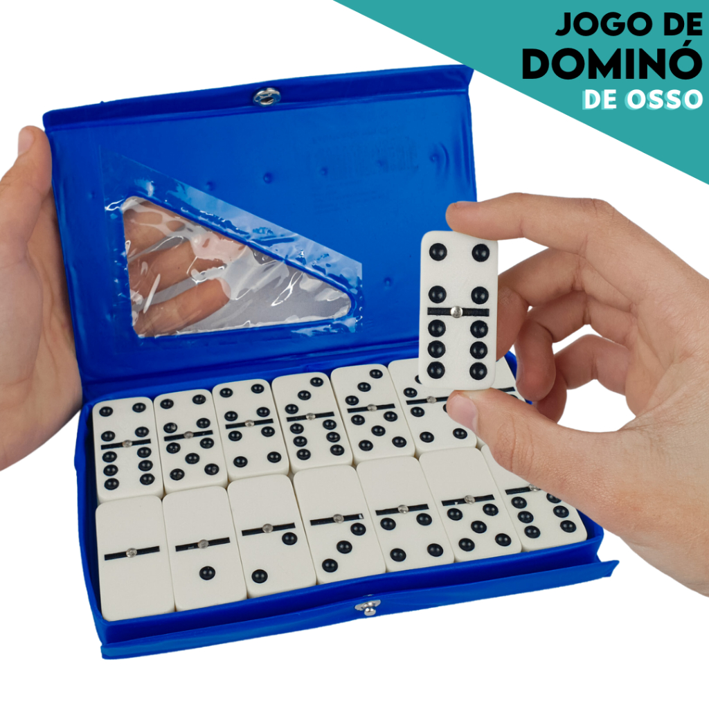 Domino De Osso Branco Profissional – Pedras 