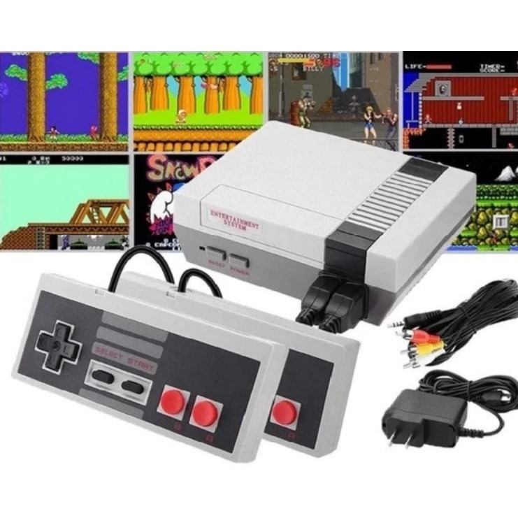 Video game mini 620 jogos retro, portátil console