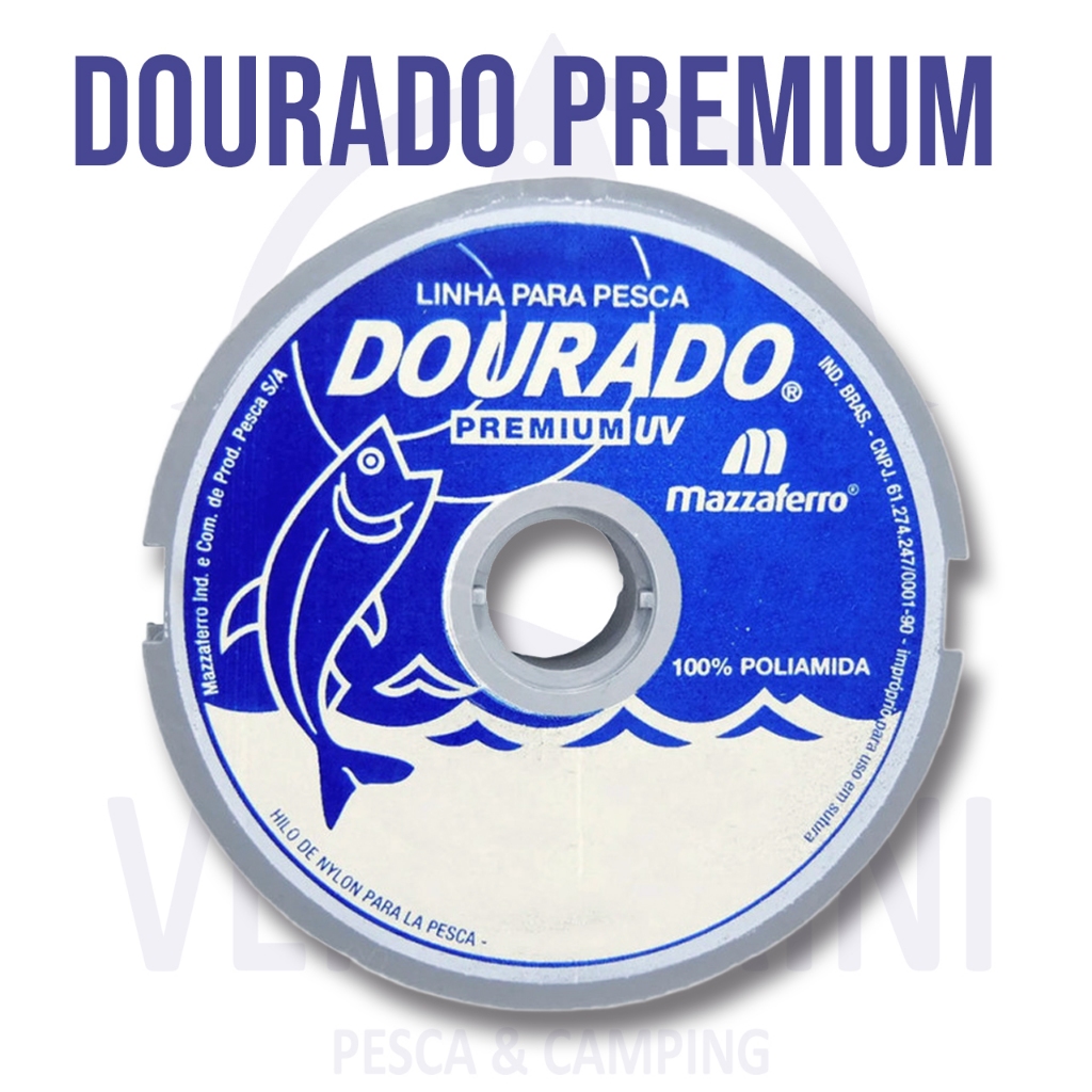 Linha de Pesca Dourado Premium Fio de Nylon 100% P