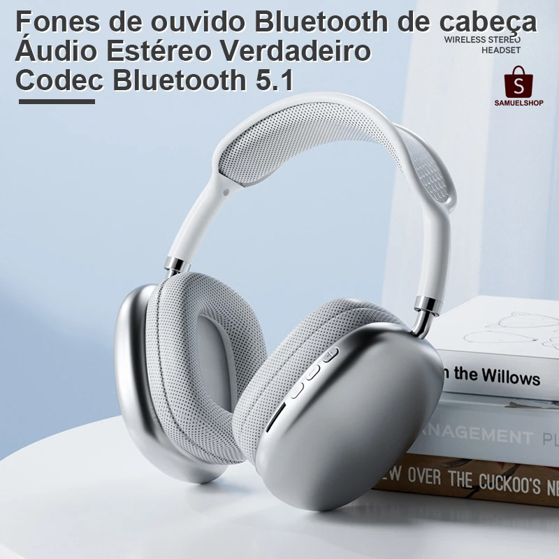 Fone de Ouvido Headphone Bluetooth com Cancelament