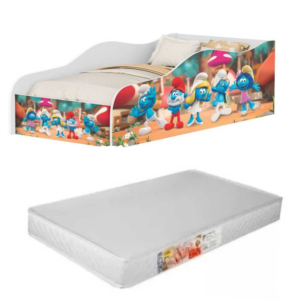 Cama Infantil Montessoriana Carro Com Colchão Inc