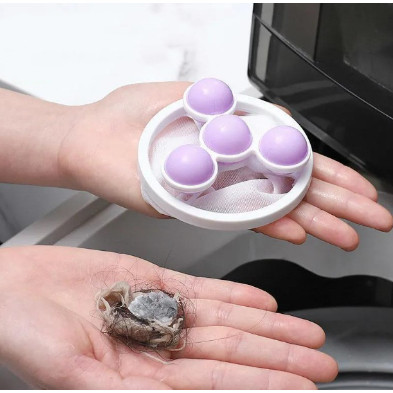 Kit 4 Filtro Coletor de Pelos Fiapos Flutuante Par