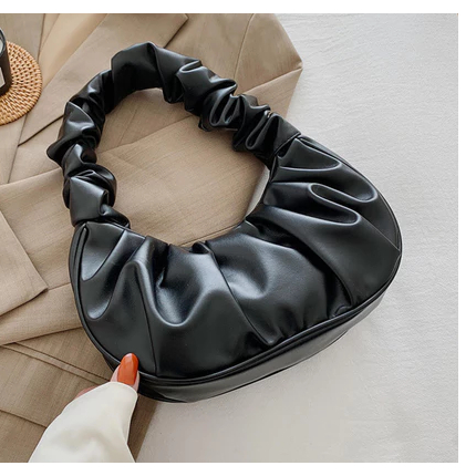 Sacos De Moda Nuvem Pregueada Mão Para Mulheres C