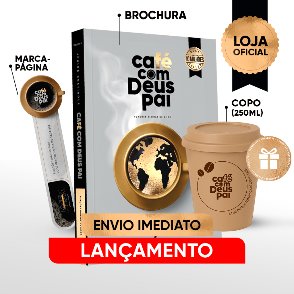 CAFÉ COM DEUS PAI | VOLUME 6 | CAPA BROCHURA | ( 