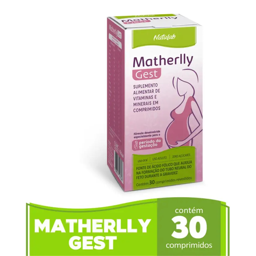 Polivitamínico Matherlly Gest para Gestantes 30 c