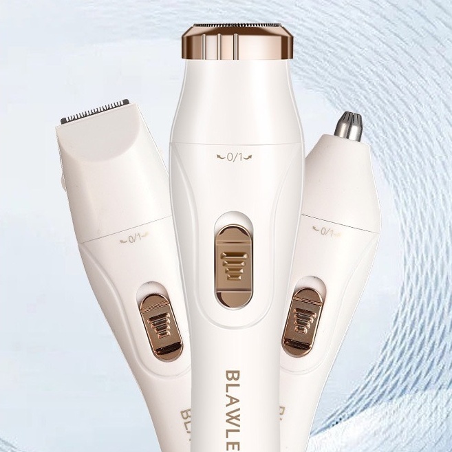 Depiladora Elétrica 3 em 1 Recarregável Multifun