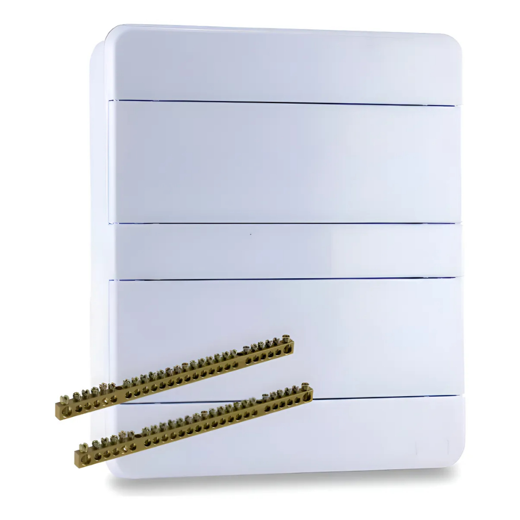 Quadro De Distribuição Com Barramento 16 Disjunt