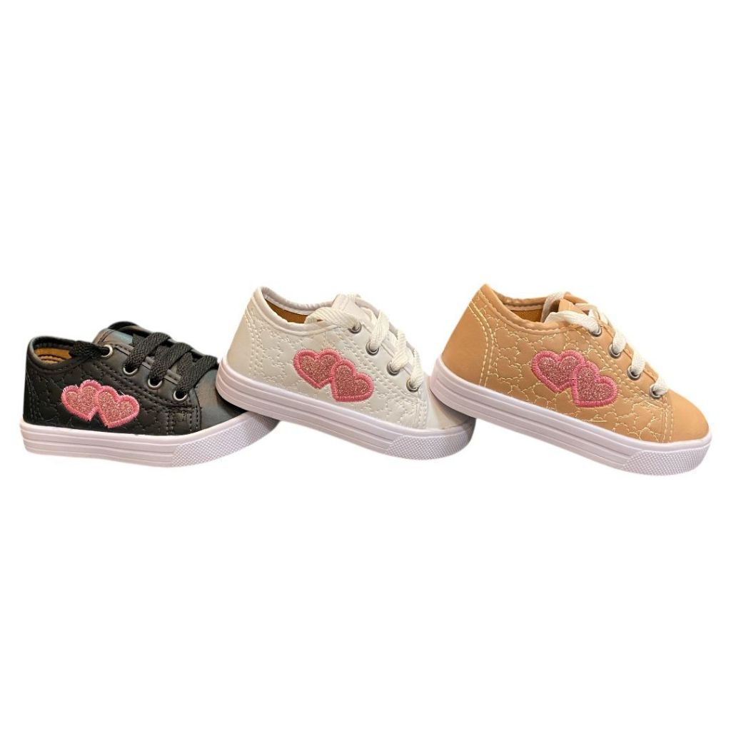 Tênis Infantil Menina Cano Baixo Star Casual Volt