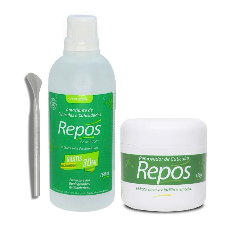 Kit Spa Dos Pés Amaciante Para Cutículas E Calos