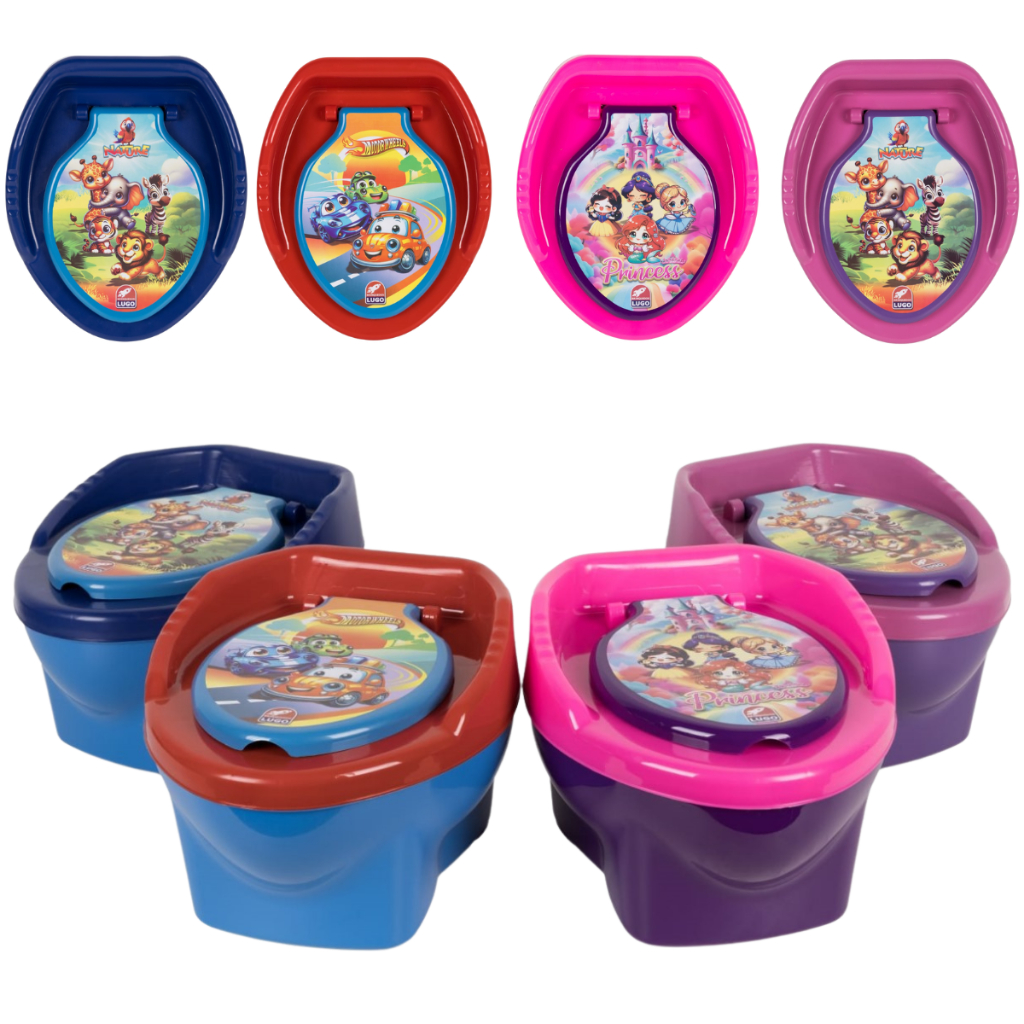 Troninho Infantil 3 em 1 Lugo Pinico Privadinha De