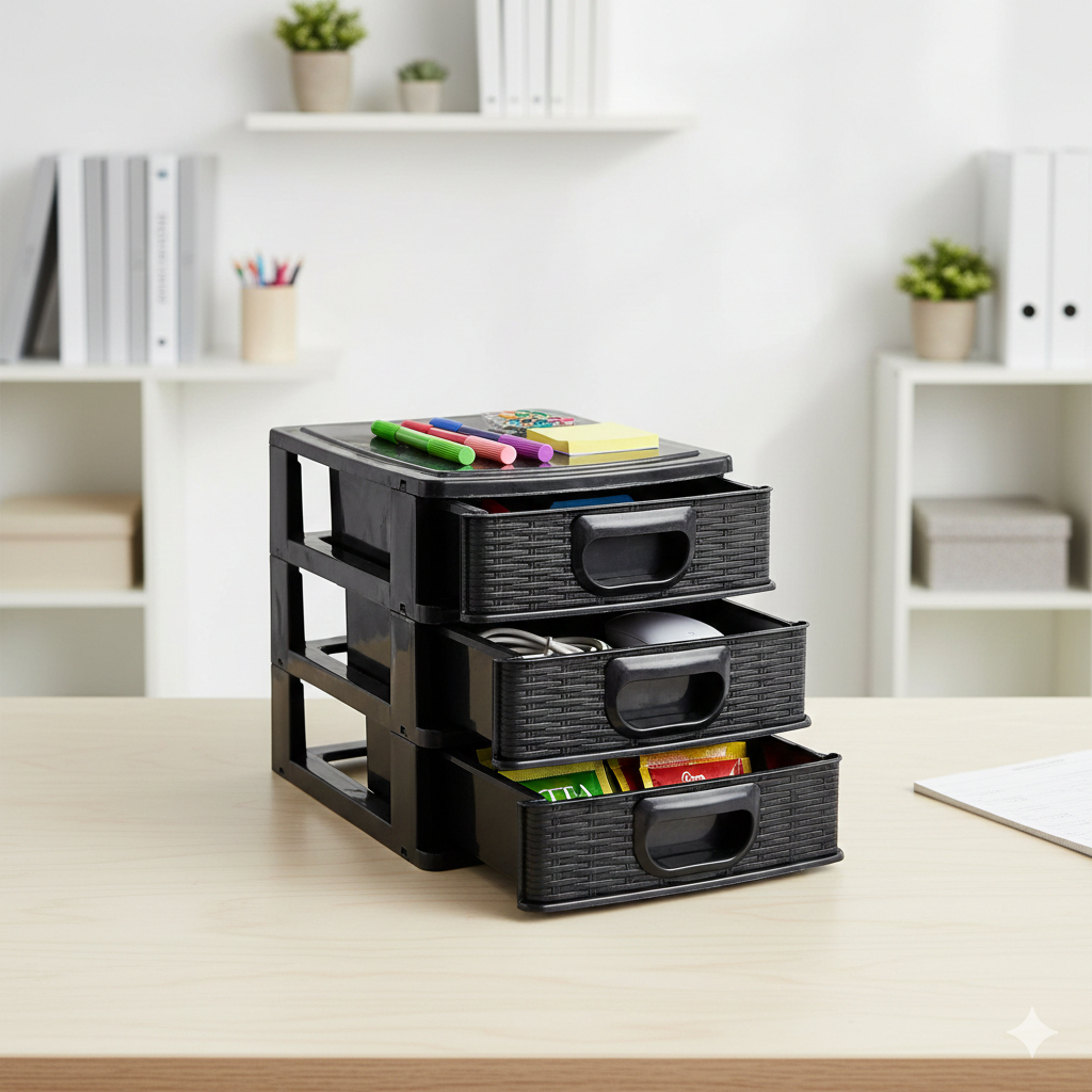 Gaveteiro Organizador de mesa para escritório peq