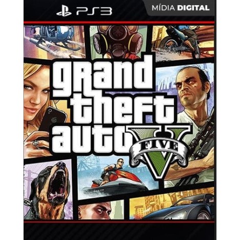 Gta 5 Grand theft auto 5 Ps3 – Em português