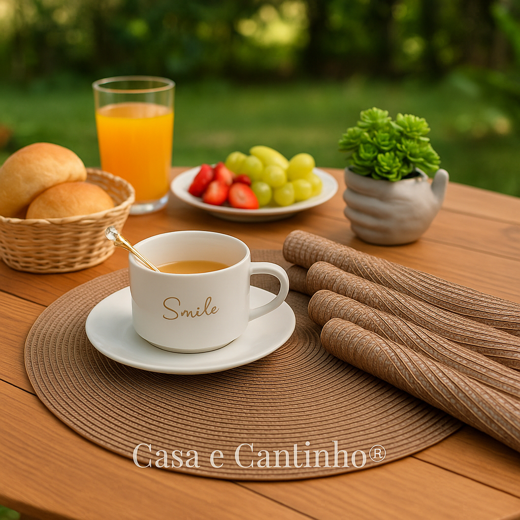 Jogo Americano Kit 4 Souplast Jantar Mesa Posta Co