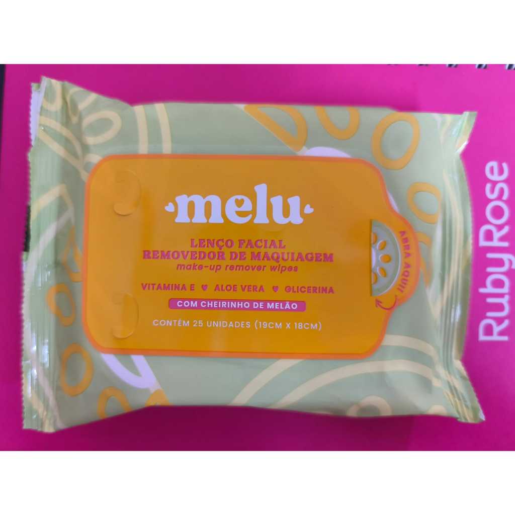 Lenço Facial Demaquilante Melu by Ruby Rose HB 20