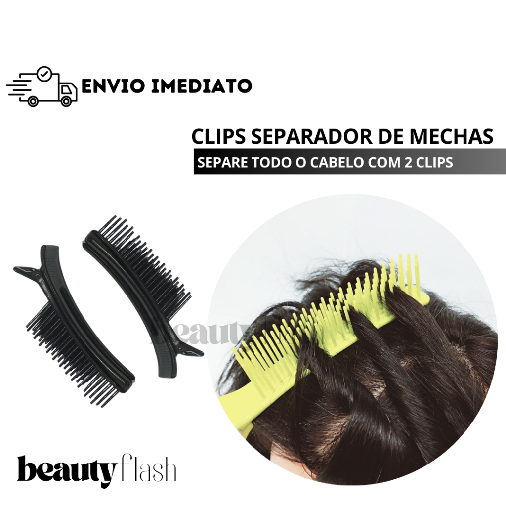 Clips Separador de Mechas Multiuso Profissional Be