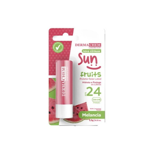 Protetor Solar Labial Fps 24 Melância Dermachem 3
