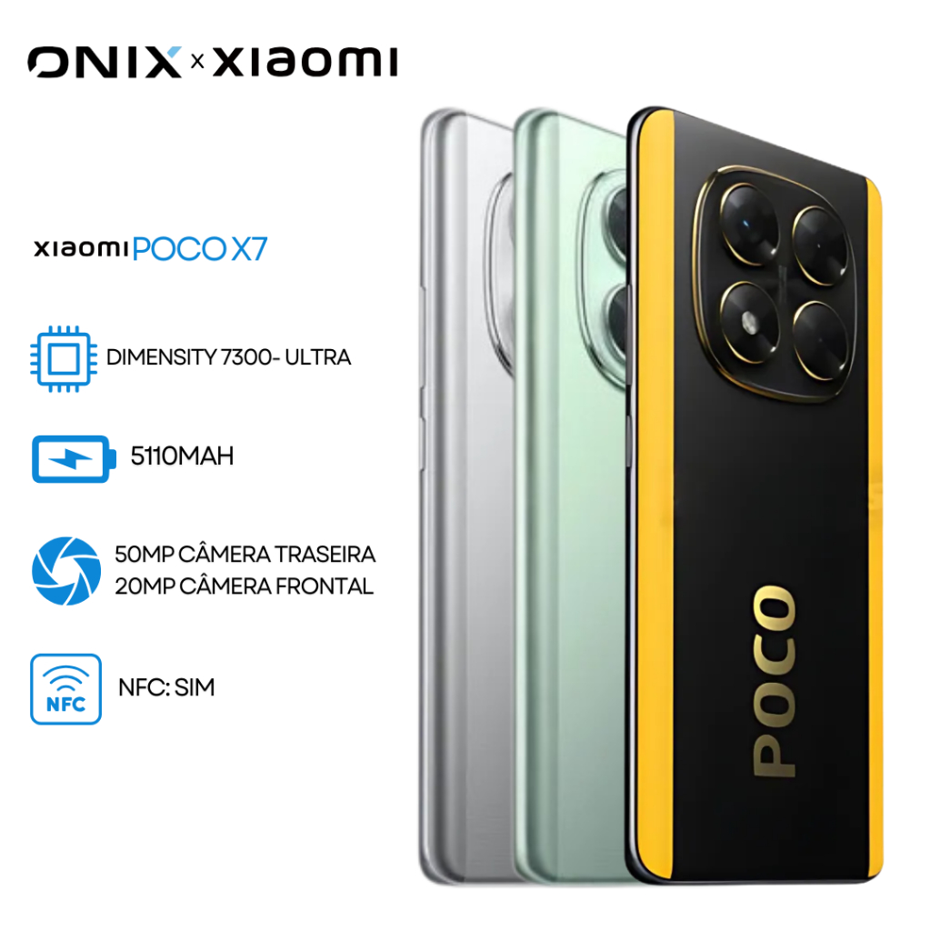 Xiaomi Poco X7 5G, 256GB/8GB RAM, 512GB/12GB RAM C