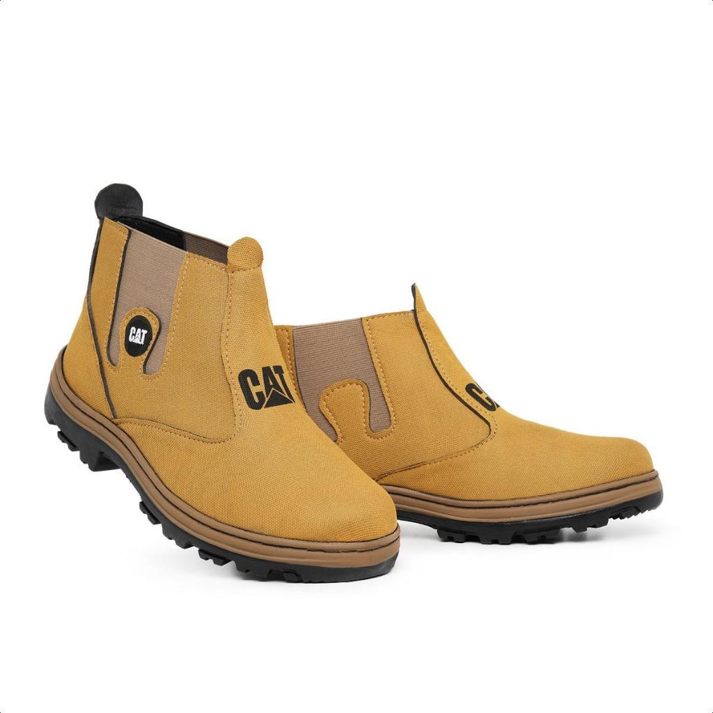 Botina Coturno Masculina Casual Confortavél Traba