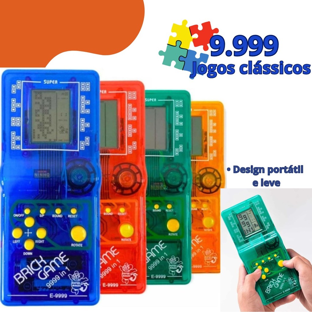 Mini Game 9.999 Jogos em 1 Console Portátil Retr�