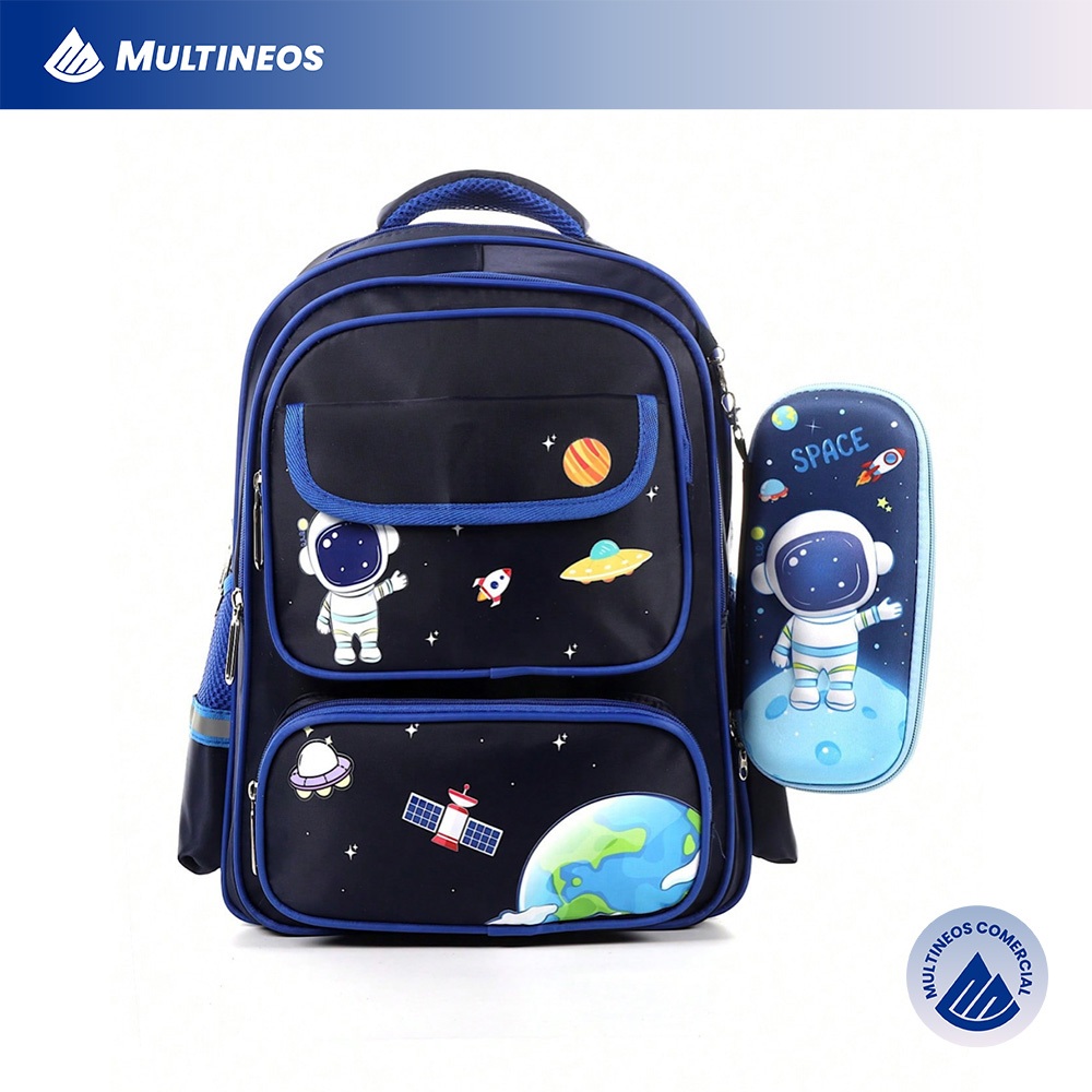 Bolsa Mochila Escolar Com Estojo ultra Leve À Pro