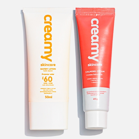 Kit Duo Protetor Solar FPS60 + Gel Creme Hidratant