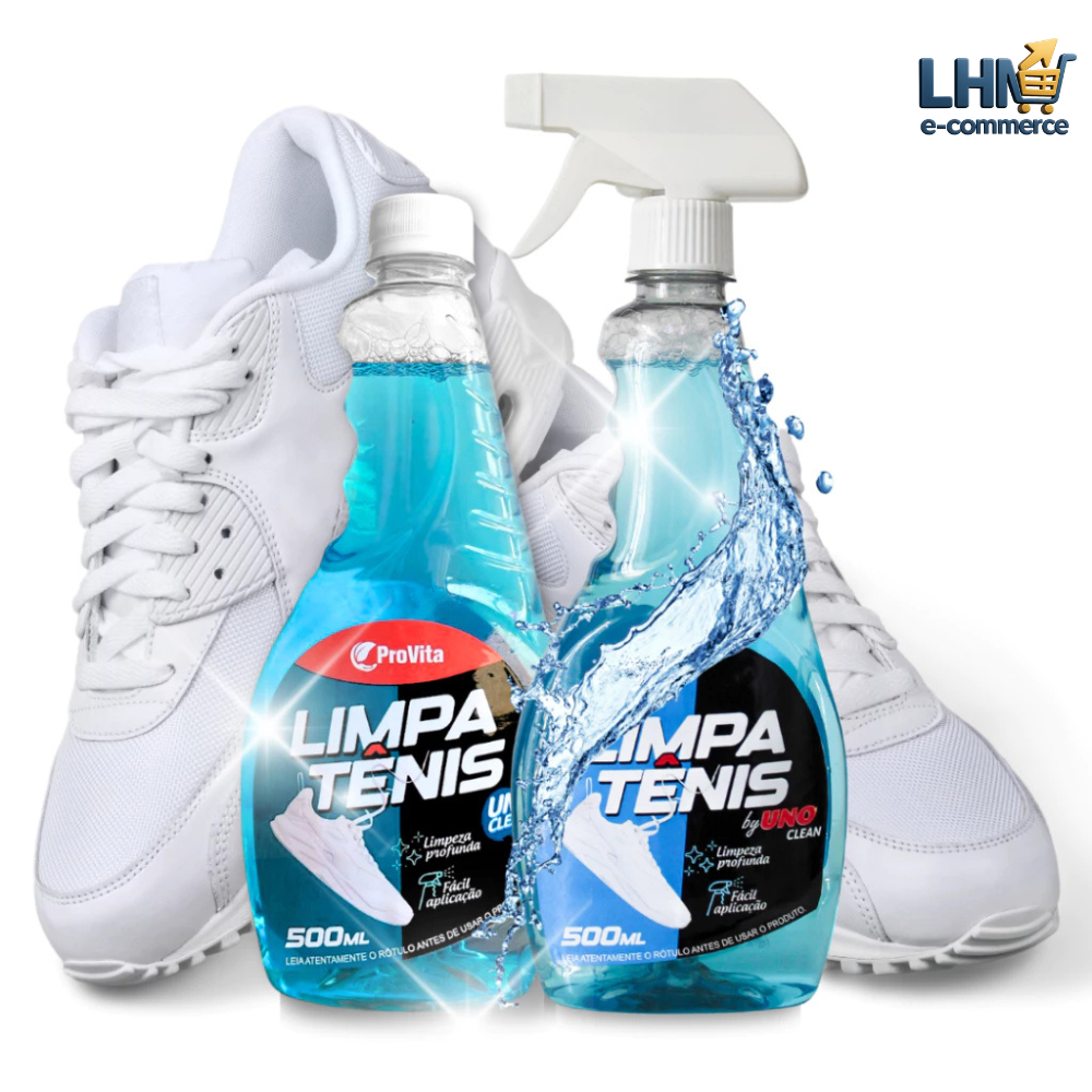 Kit Spray Limpa Tênis Branco 500ml Provita  Limpa