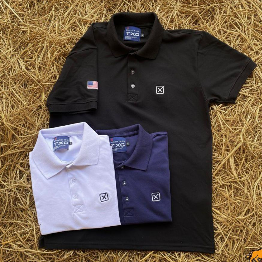 Camiseta gola pólo masculina Txc estilo sertanejo