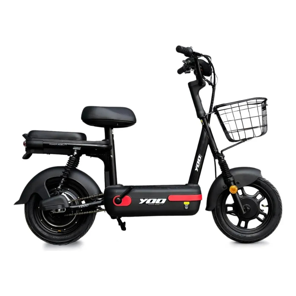 Bicicleta Elétrica Yoo Mobility Y-200 350w Farol 