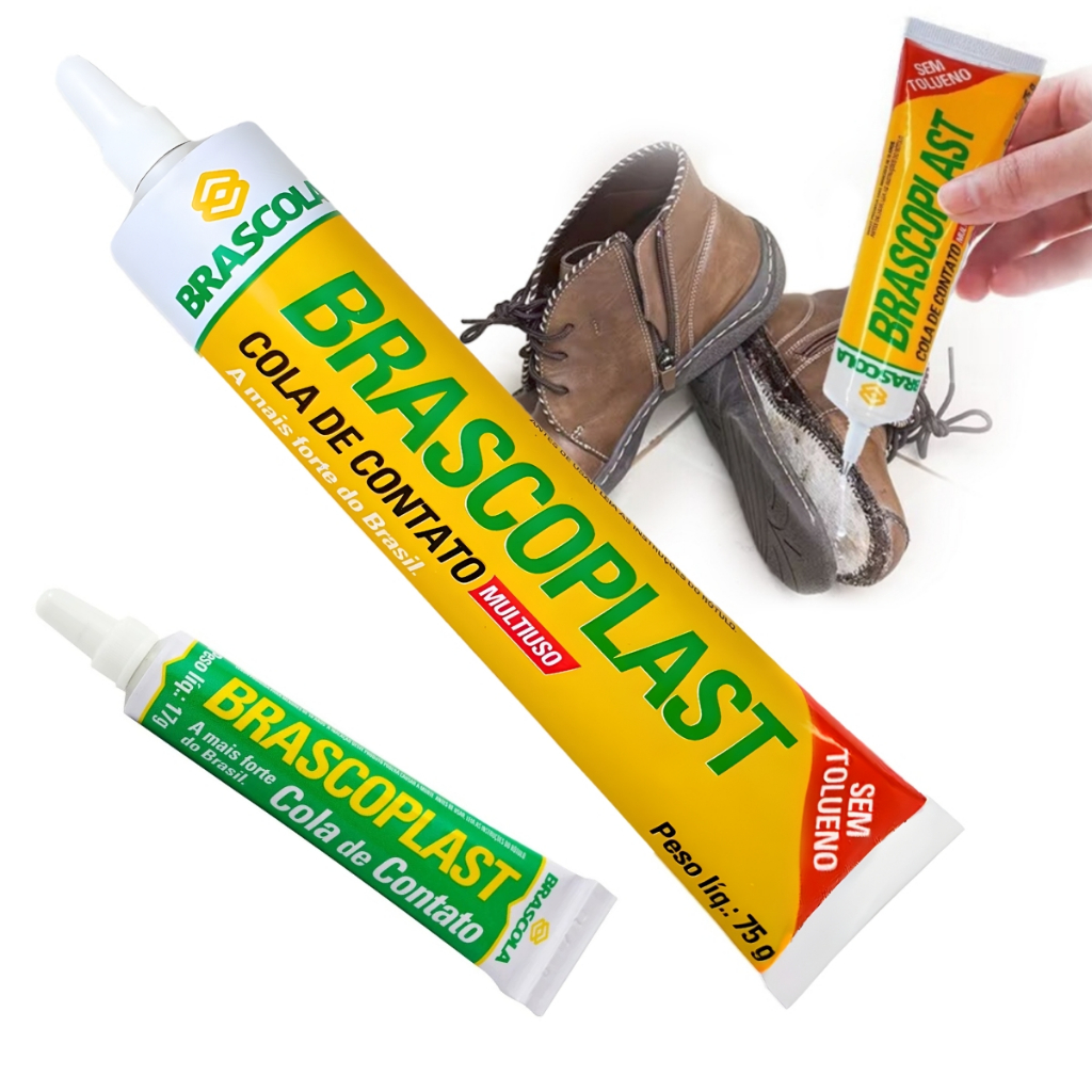 Cola de Sapateiro Brascoplast 17g 75g Sem Toluol C