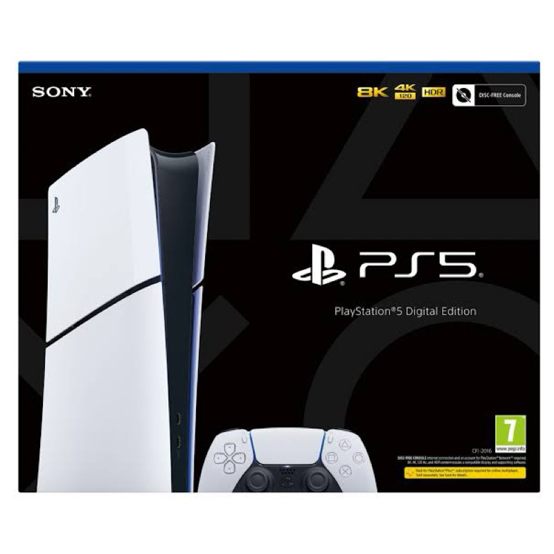 CONSOLE PS5 SLIM DIGITAL NOVO