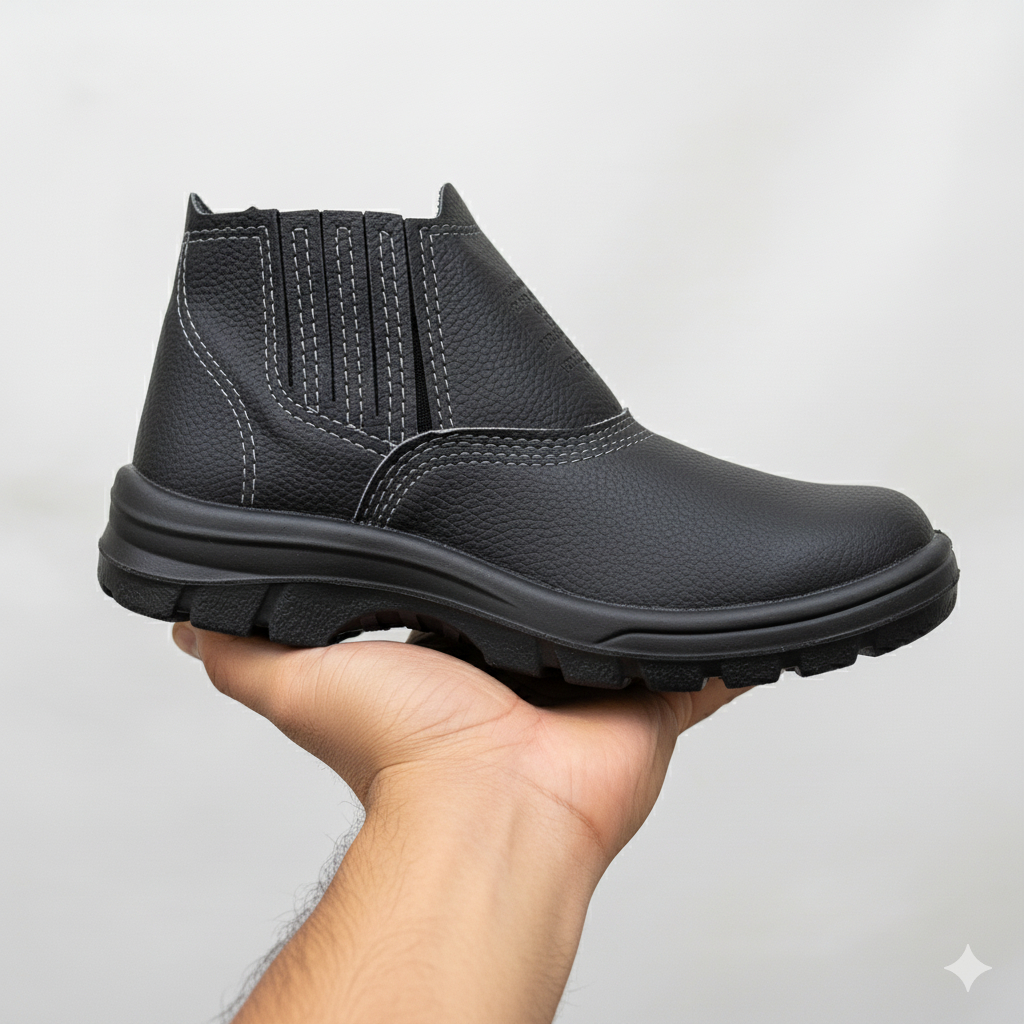 Botina de Segurança com Biqueira PVC Reforçada p