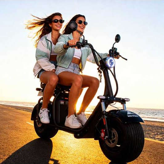 Scooter Elétrica WeHawk 1000W WX-10 NB Free | Com