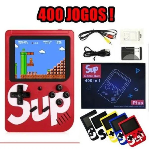 Mini Video Game Sup Game Box 400 Jogos Em 1 Portá