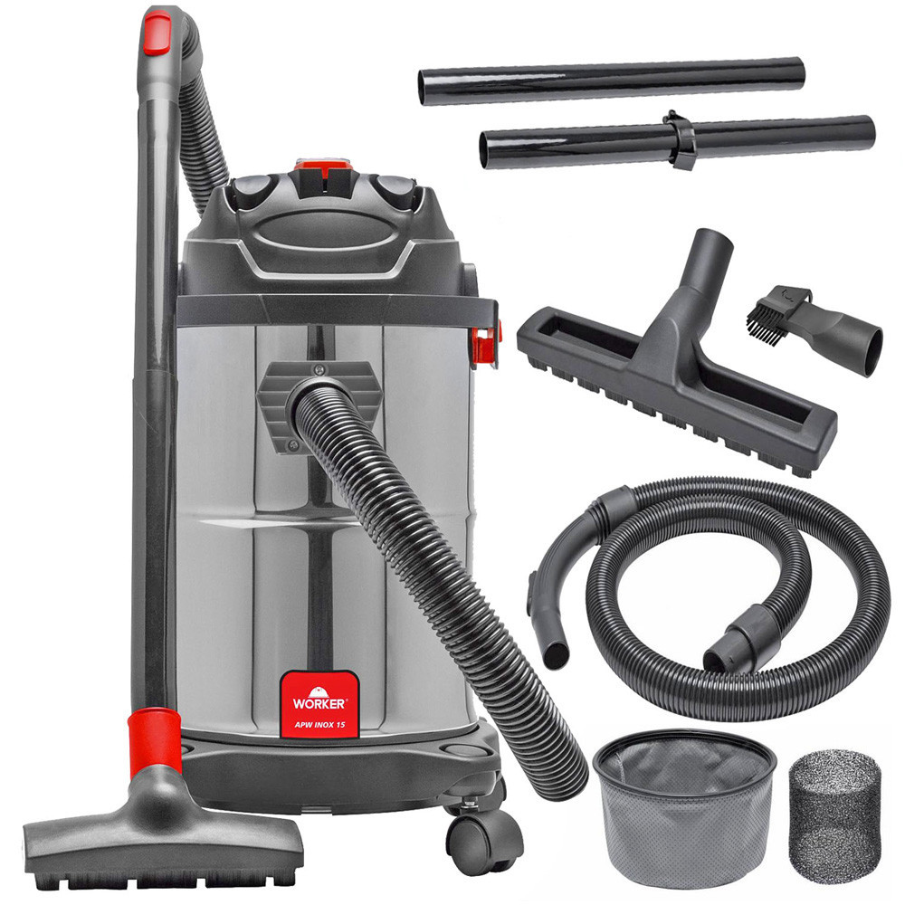 Aspirador Veicular Profissional Inox de Pó e Águ