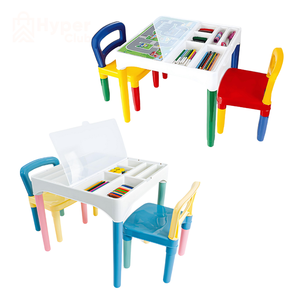 Mesa Infantil Didática Com 2 Cadeiras Mesinha de 