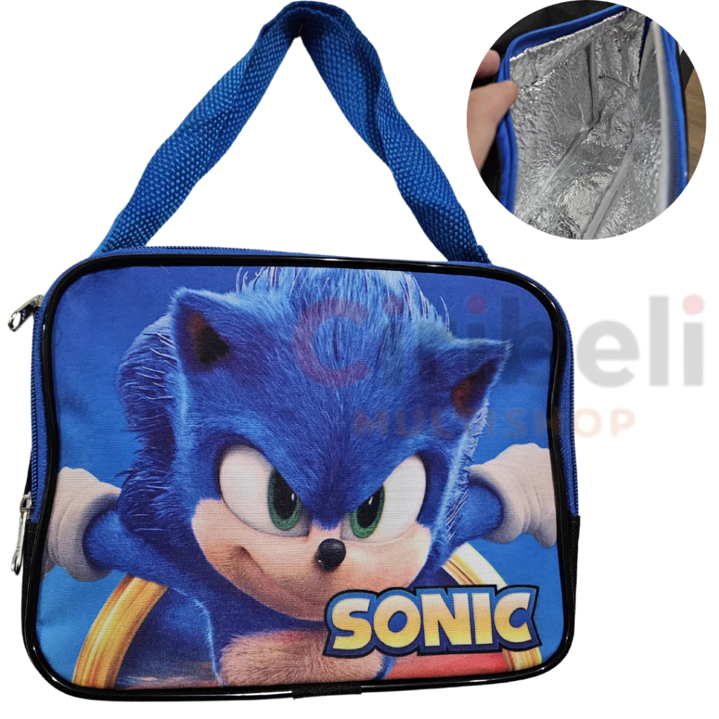Lancheira Bolsa Térmica Escolar Sonic Passeio Via