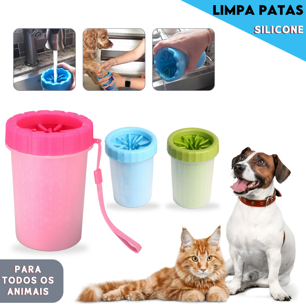 Limpador de Patas Pet em Silicone | Higiene Rápid