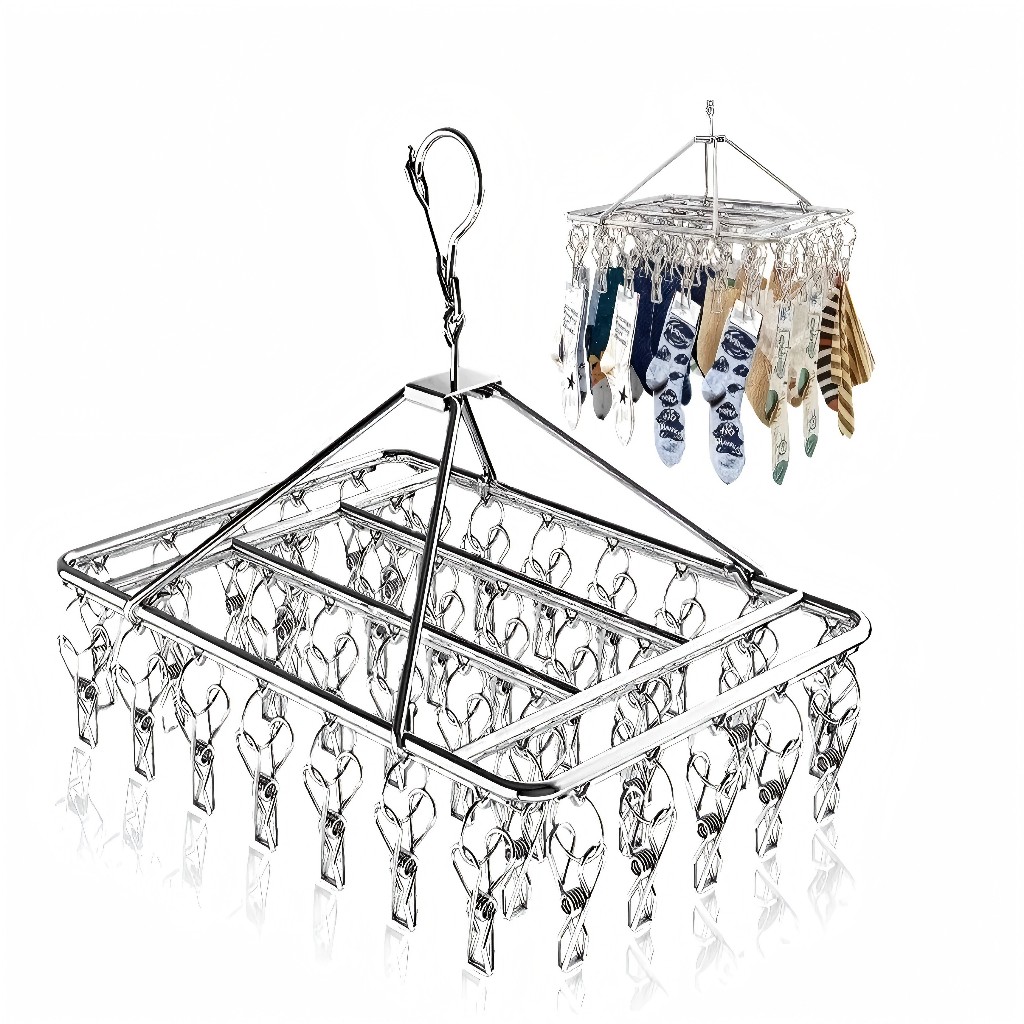 Varal 40 Prendedores Para Roupa Intima Para Calcin