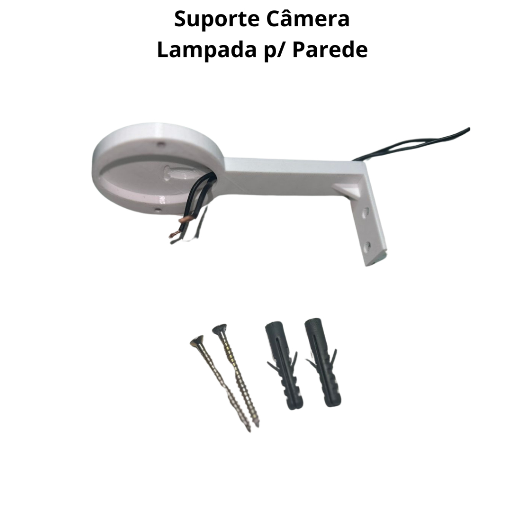 Suporte para Câmera Lâmpada para Parede e Fixaç