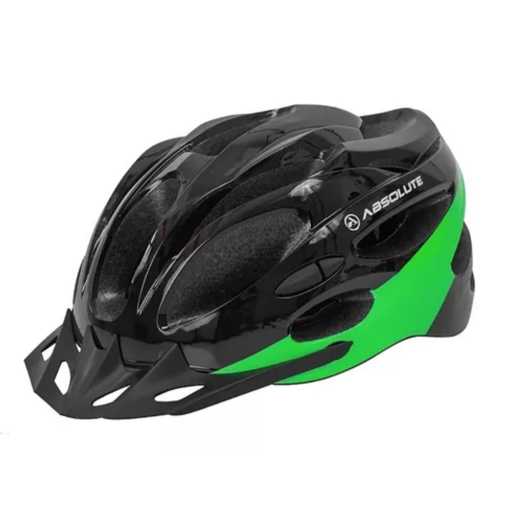 Capacete Ciclismo Absolute Nero Neon Preto e Verde