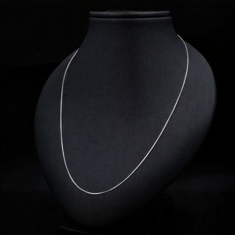 Corrente Veneziana V12 Prata 925 Unissex 45 a 80cm