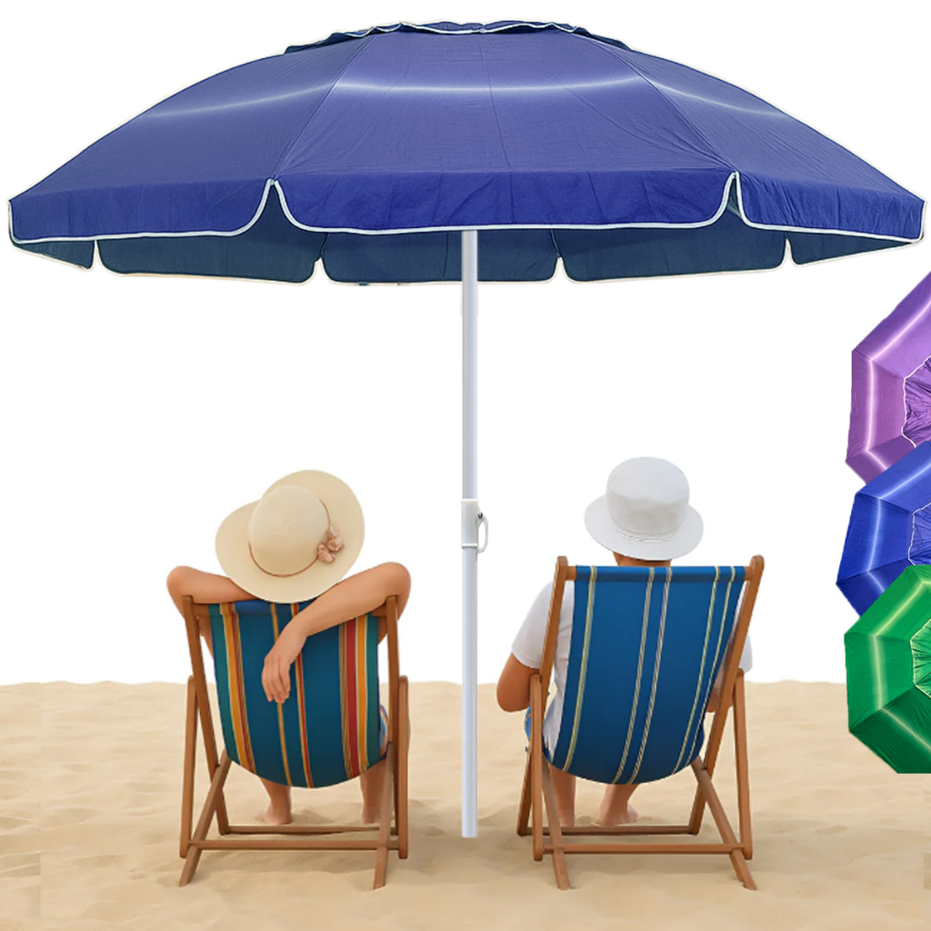 Guarda Sol Gigante 2,40m Uv Praia Piscina Respirá