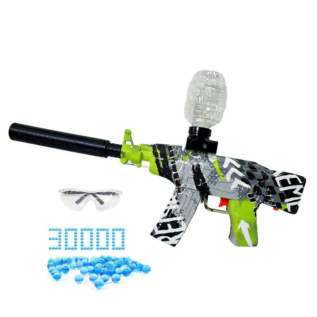 Arma Bolinha Gel Arminha Metralhadora Automática 