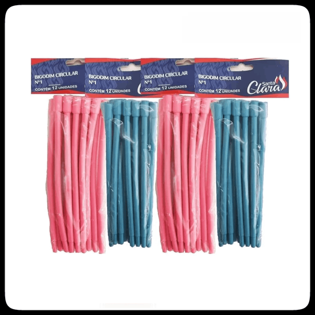Kit Bigodim Circular Cachos Perfeitos Cabelos Onda