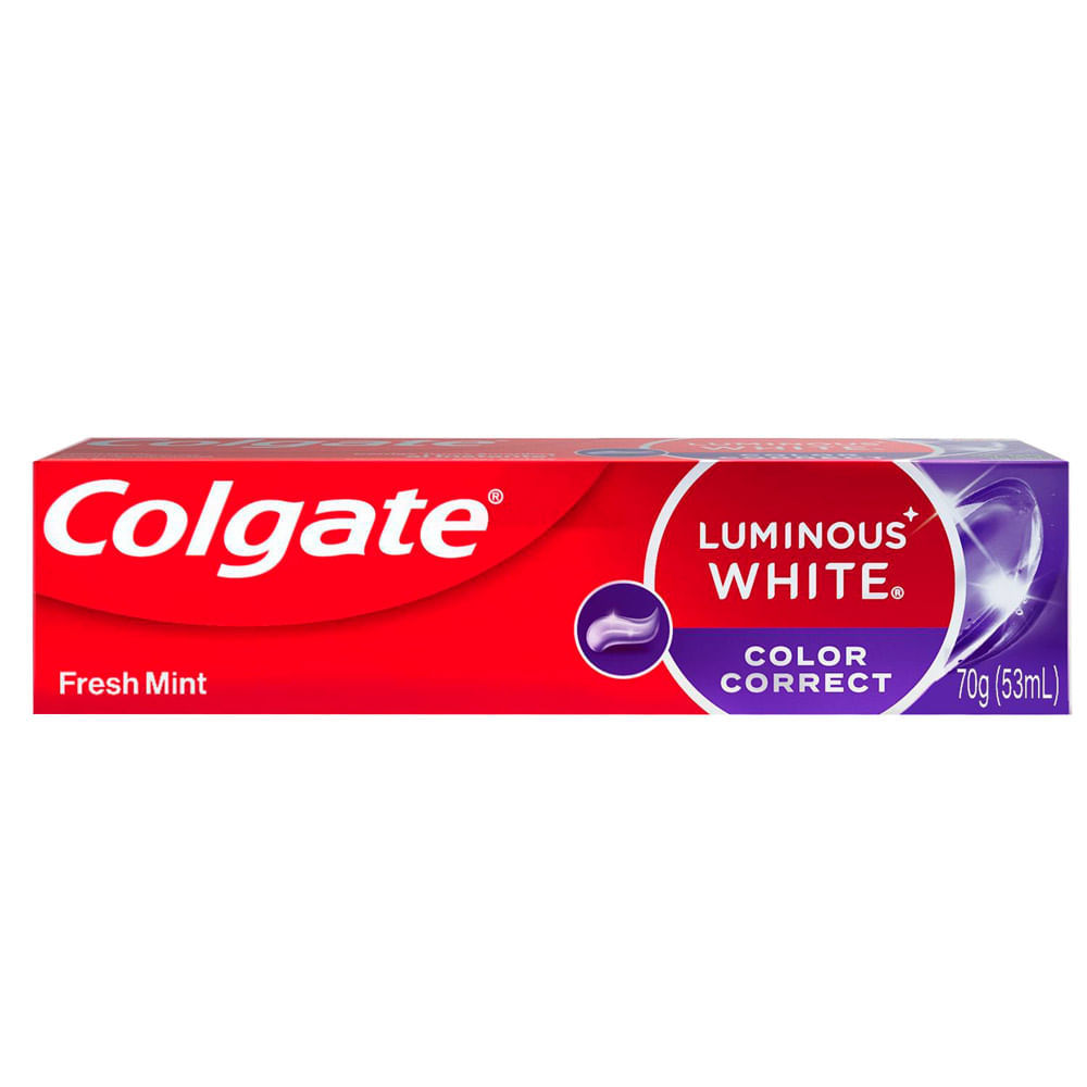 Creme Dental Colgate Luminous White Color Correct 