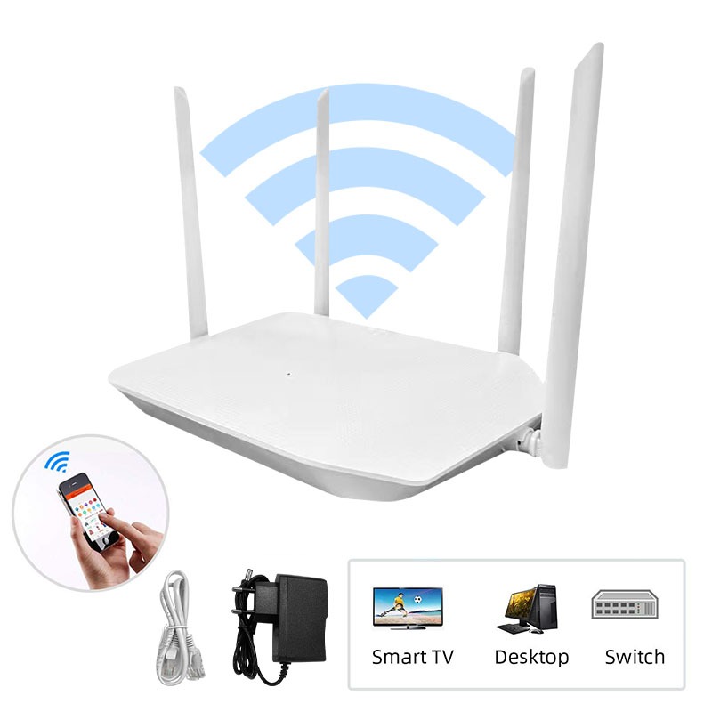 Super Roteador Wi-Fi 300Mbps com 4 Antenas Leva Si