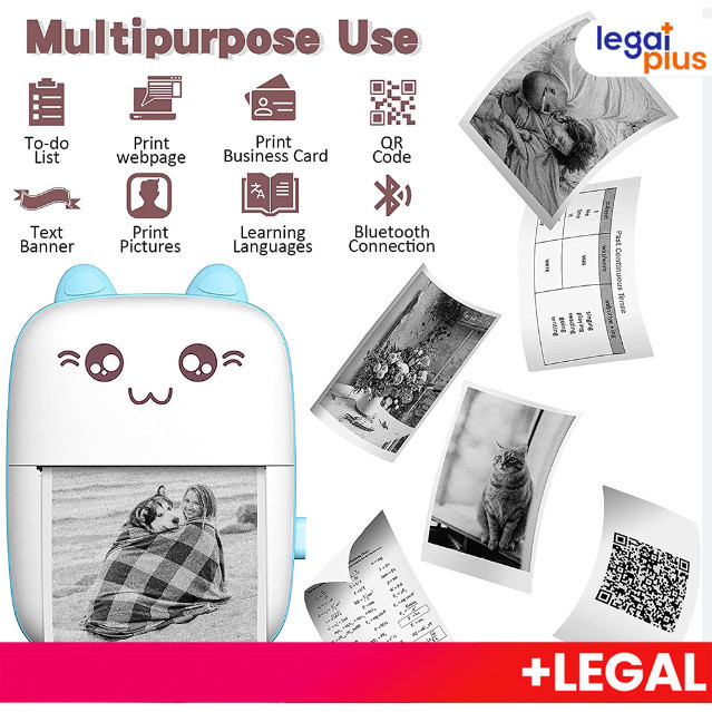 Impressora Térmica Portátil Wi-Fi/Bluetooth R